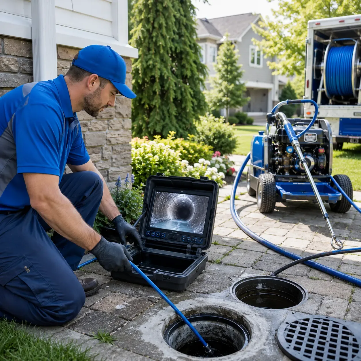 Outdoor drain cleaning professionals serving Belmont, NH